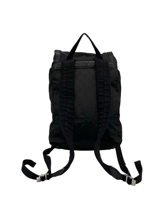 Gucci Backpack GG Pattern Black Leather main image 4